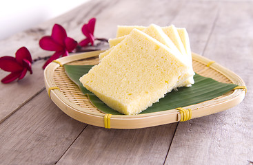 Image showing asian steam egg cake