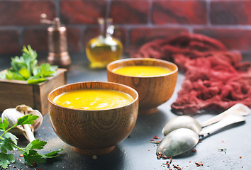 Image showing pumpkin soup