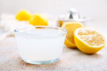 Image showing lemon juice