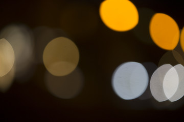 Image showing Colorful bokeh on black background