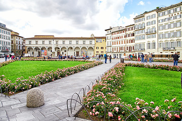 Image showing Piazza of Santa Maria Novella, Florence