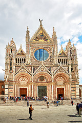 Image showing Santa Maria Assunta Cathedral in Siena, Italy