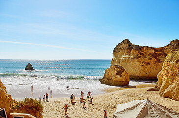 Image showing Alvor beach in Algarve, Portugal