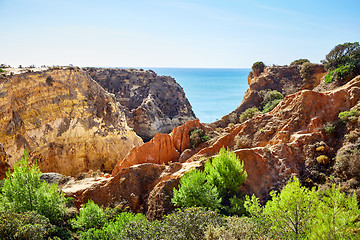 Image showing Rocky coast of Atlantic Ocean, Portugal