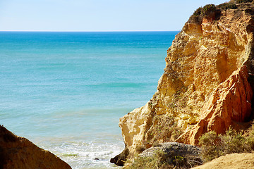 Image showing Rocky coast of Atlantic Ocean, Portugal