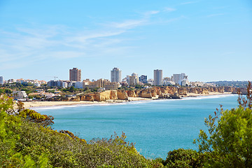 Image showing Panoramic view of Portimao city, Portugal