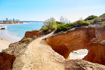 Image showing Panoramic view of Portimao city, Portugal