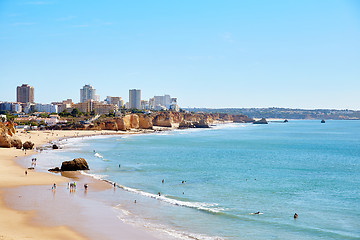 Image showing Panoramic view of Portimao city, Portugal