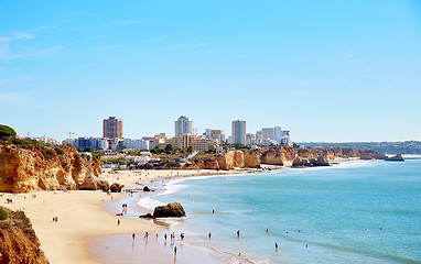 Image showing Panoramic view of Portimao city, Portugal