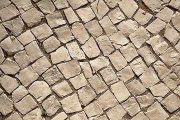 Image showing Fragment of rocky street