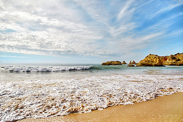 Image showing Beach of Algarve, Portugal