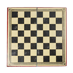 Image showing Old chess board