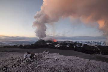 Image showing Volcano eruption