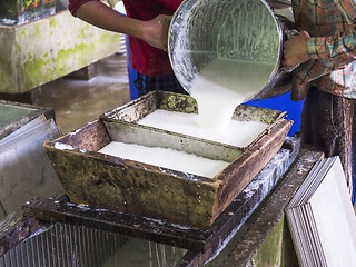 Image showing Processing of raw rubber