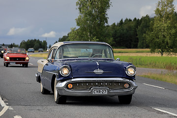 Image showing Classic Oldsmobile 88 Car on Highway