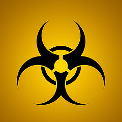 Image showing typical biohazard sign symbol