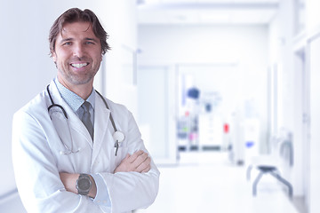 Image showing Senior doctor in hospital room