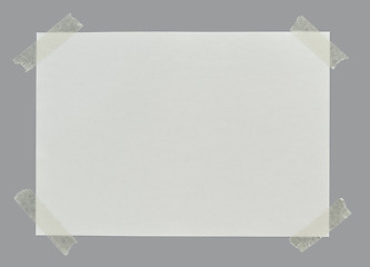 Image showing blank paper sheet