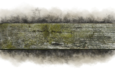 Image showing old wooden plank