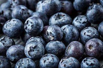 Image showing Blueberries background