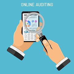 Image showing Online Auditing, Tax process, Accounting Concept