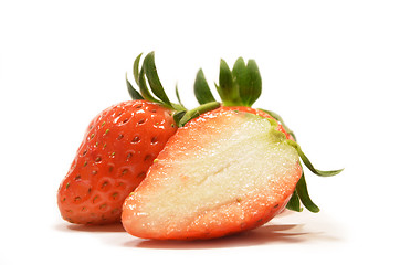 Image showing Strawberry fruits isolated