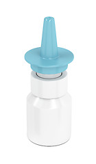 Image showing Nasal spray on white