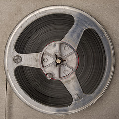 Image showing Part of vintage analog recorder
