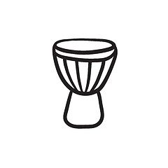 Image showing Timpani sketch icon.