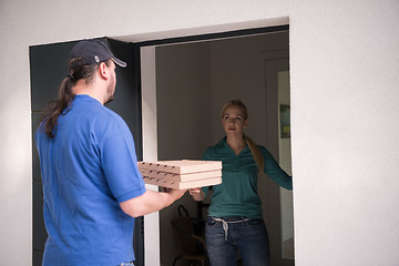 Image showing Pizza Delivery Man