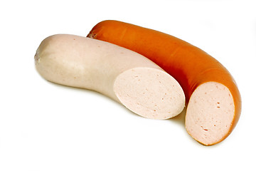 Image showing Two sausages
