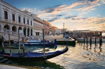 Image showing Gondolas near San Marco
