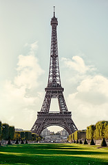 Image showing Eiffel Tower Sepia
