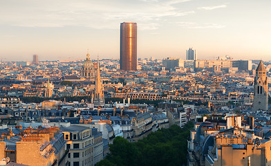 Image showing Panoramic view of Paris