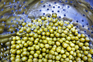 Image showing tinned green peas