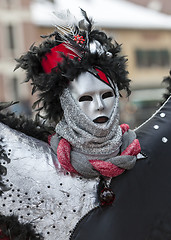 Image showing Disguised Person - Annecy Venetian Carnival 2013