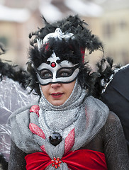 Image showing Disguised Person - Annecy Venetian Carnival 2013