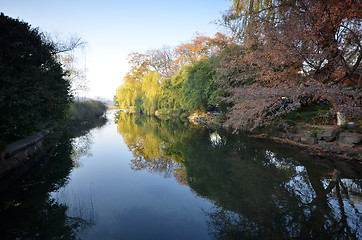 Image showing Landscape of West lake in Hangzhou, China