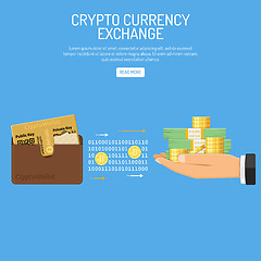 Image showing Crypto Currency Bitcoin Technology Concept