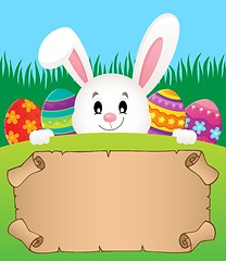 Image showing Parchment and Easter bunny theme 2