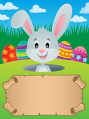 Image showing Parchment and Easter bunny theme 3