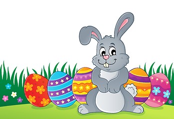 Image showing Easter rabbit thematics 1