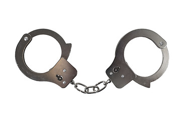 Image showing Handcuffs isolated