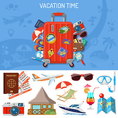 Image showing Vacation and Tourism Banner