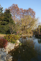 Image showing Chinese park in Hangzhou near Xihu Lake China