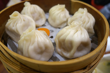 Image showing Soup dumplings, xiao long bao