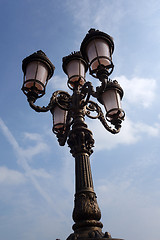 Image showing Old fashioned street lights