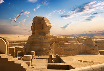 Image showing Sphinx and Giza