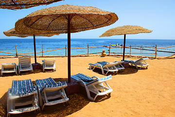 Image showing Beach of Red sea