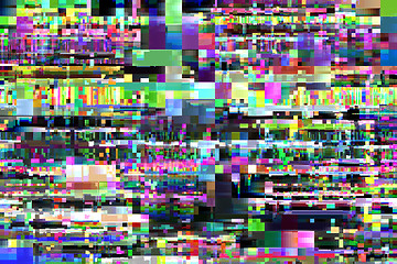 Image showing styilsh abstract glitch background